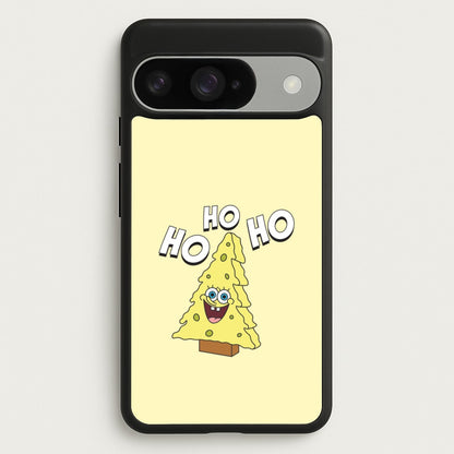 Christmas Tree Cartoon Sponge Google Pixel 10 / 10 Pro Case