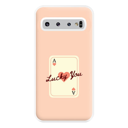 Lucky You Card Galaxy S10 Case