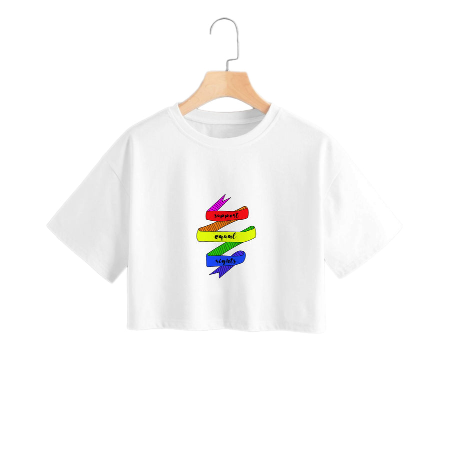 Support equal rights - Pride Crop Top