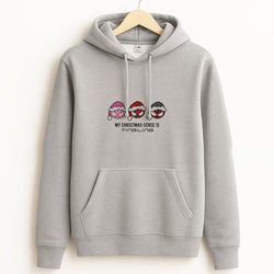 Spider Hero Christmas Sense Unisex Grey Hoodie