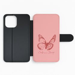Embrace Change Butterfly Flip Phone Case