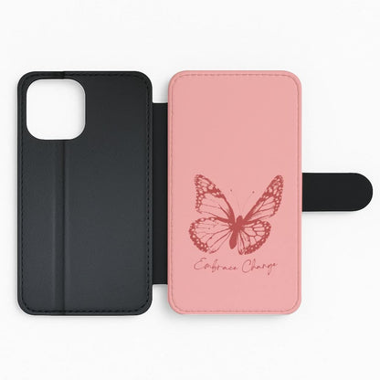 Embrace Change Butterfly Flip Phone Case