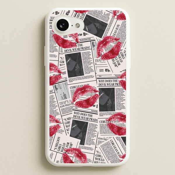 Front Page Kisses iPhone 17e Case