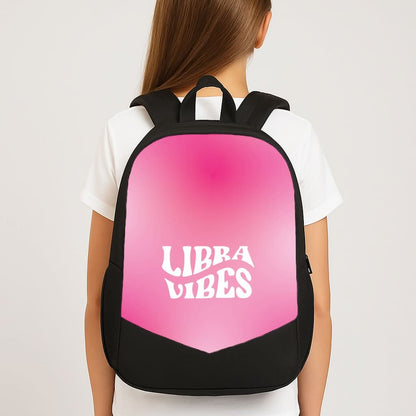 Libra Vibes Gradient Zodiac School Bag