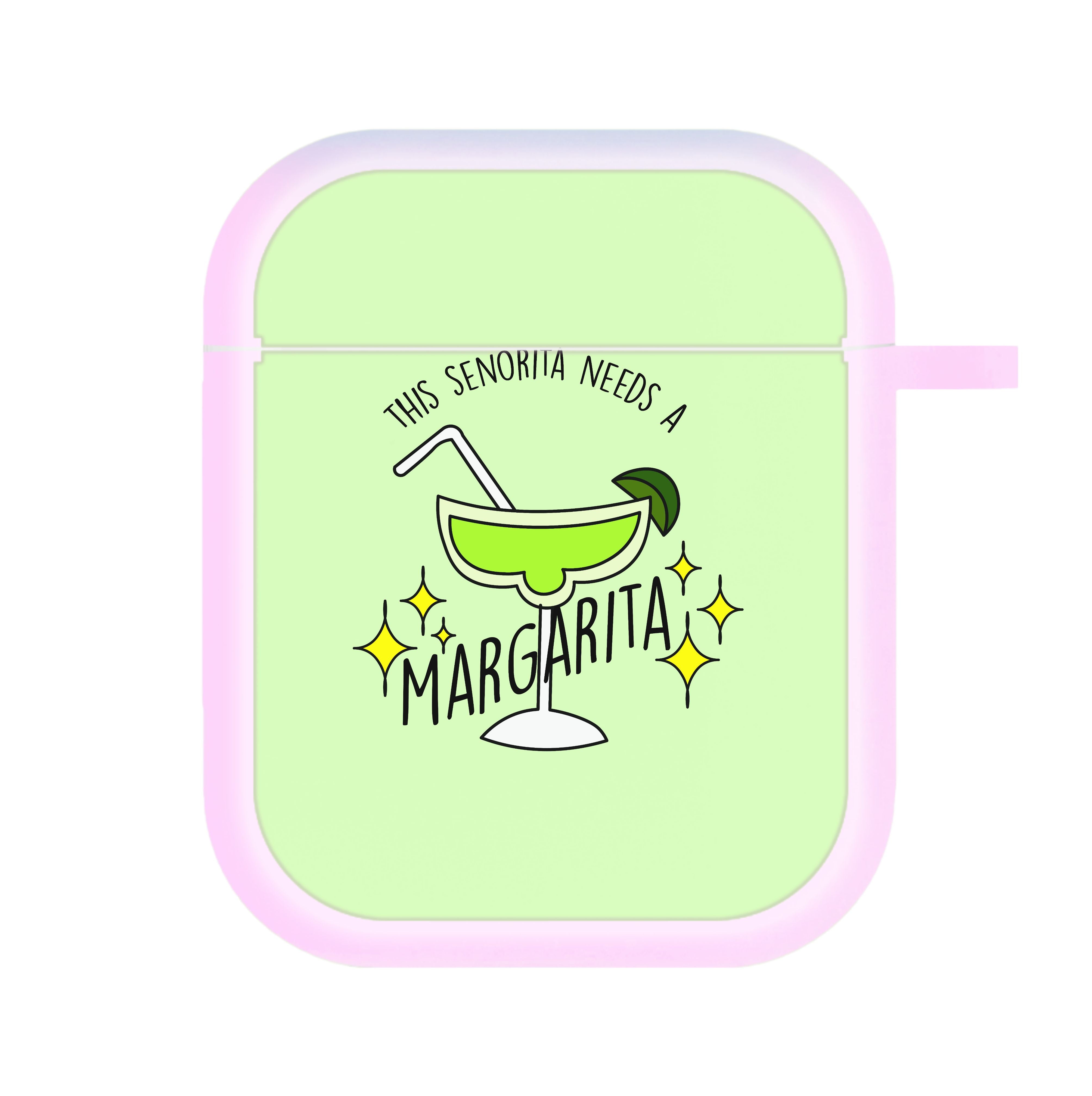 This Senorita Needs A Margarita - Funny Quotes AirPods Case