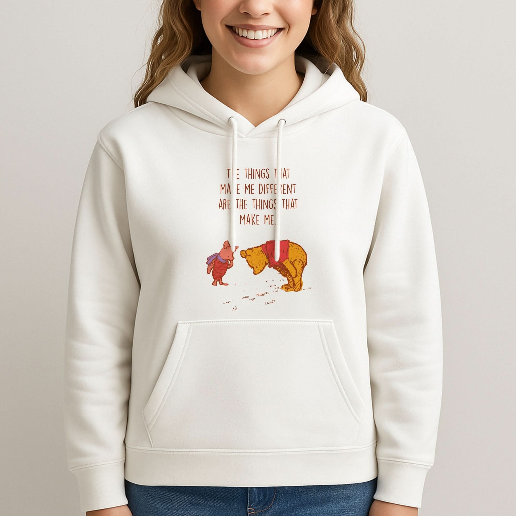 The Things That Make Me Different  Womans Hooded Sweatshirt