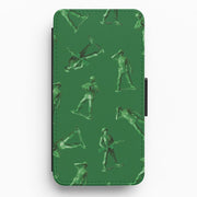 Toy Army Soldier Pattern Flip / Wallet Phone Case 1