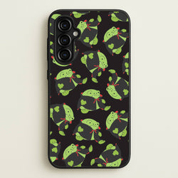 Vampire Frog Pattern  - Halloween Galaxy A54 Case