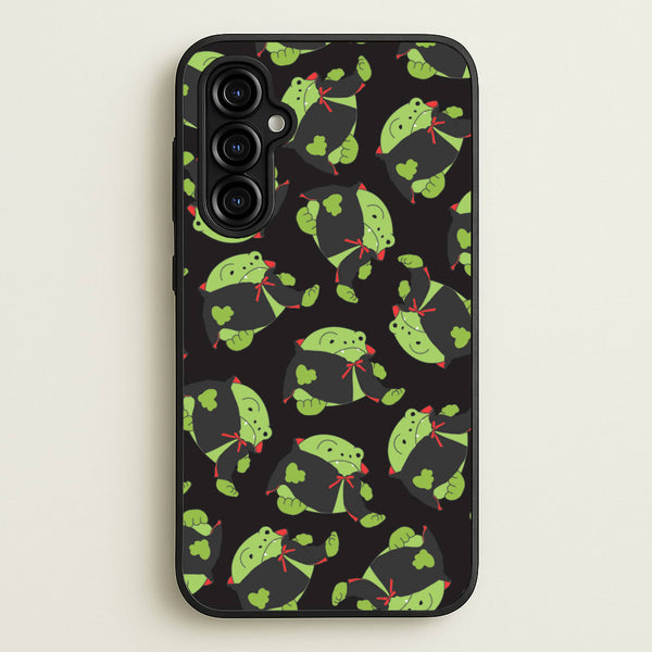 Vampire Frog Pattern  - Halloween Galaxy A54 Case