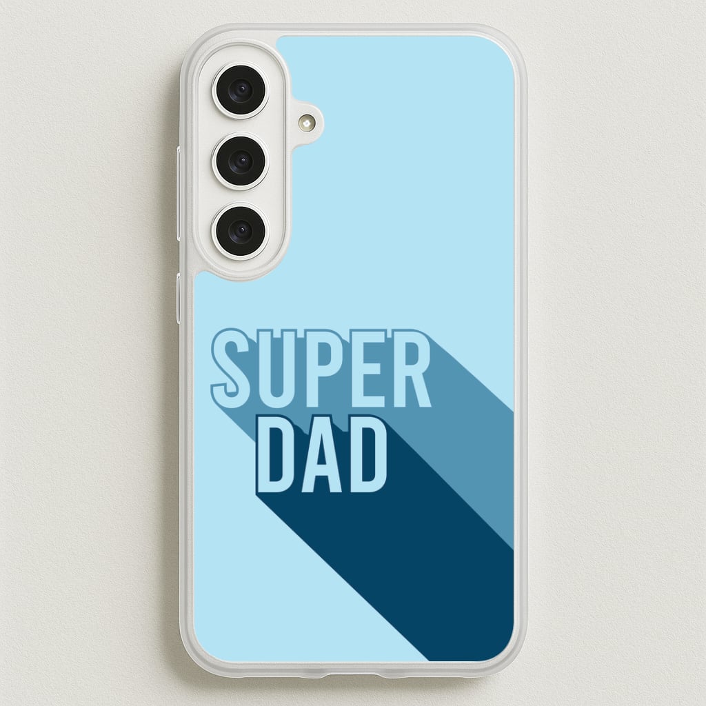 Super Dad Title Galaxy S25FE Case