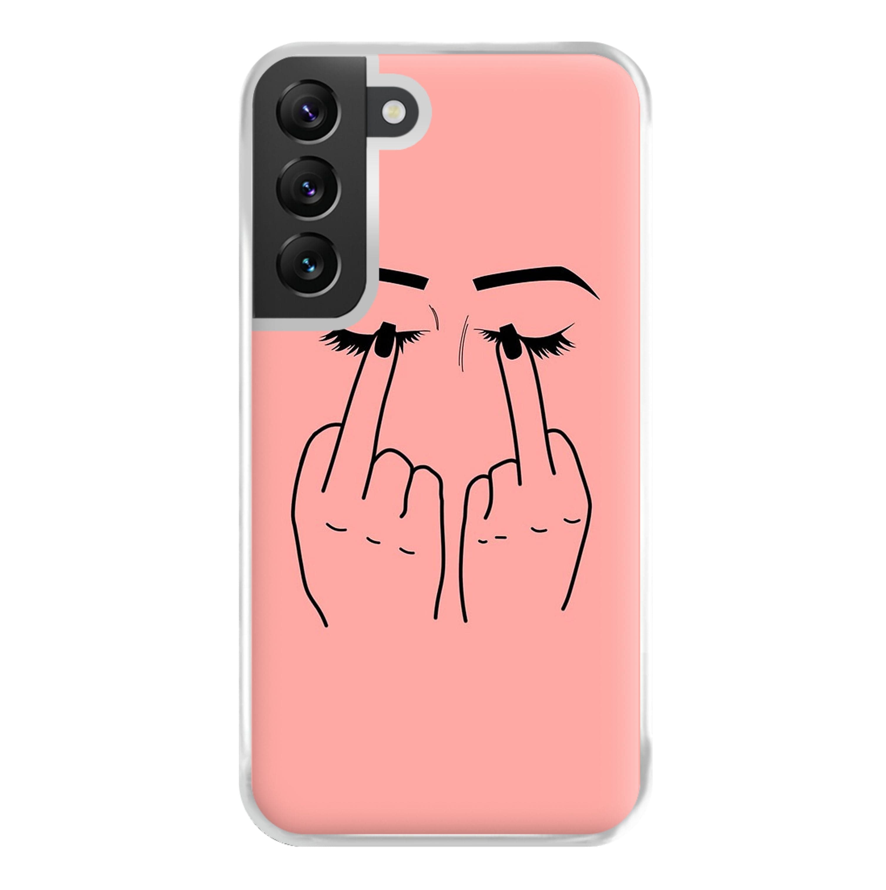 Middle Finger Eyes Phone Case