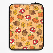 Cartoon Autumn Icons Pattern Laptop Sleeve 1