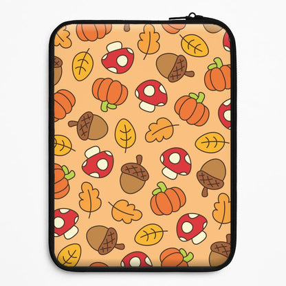 Cartoon Autumn Icons Pattern Universal Laptop Sleeve