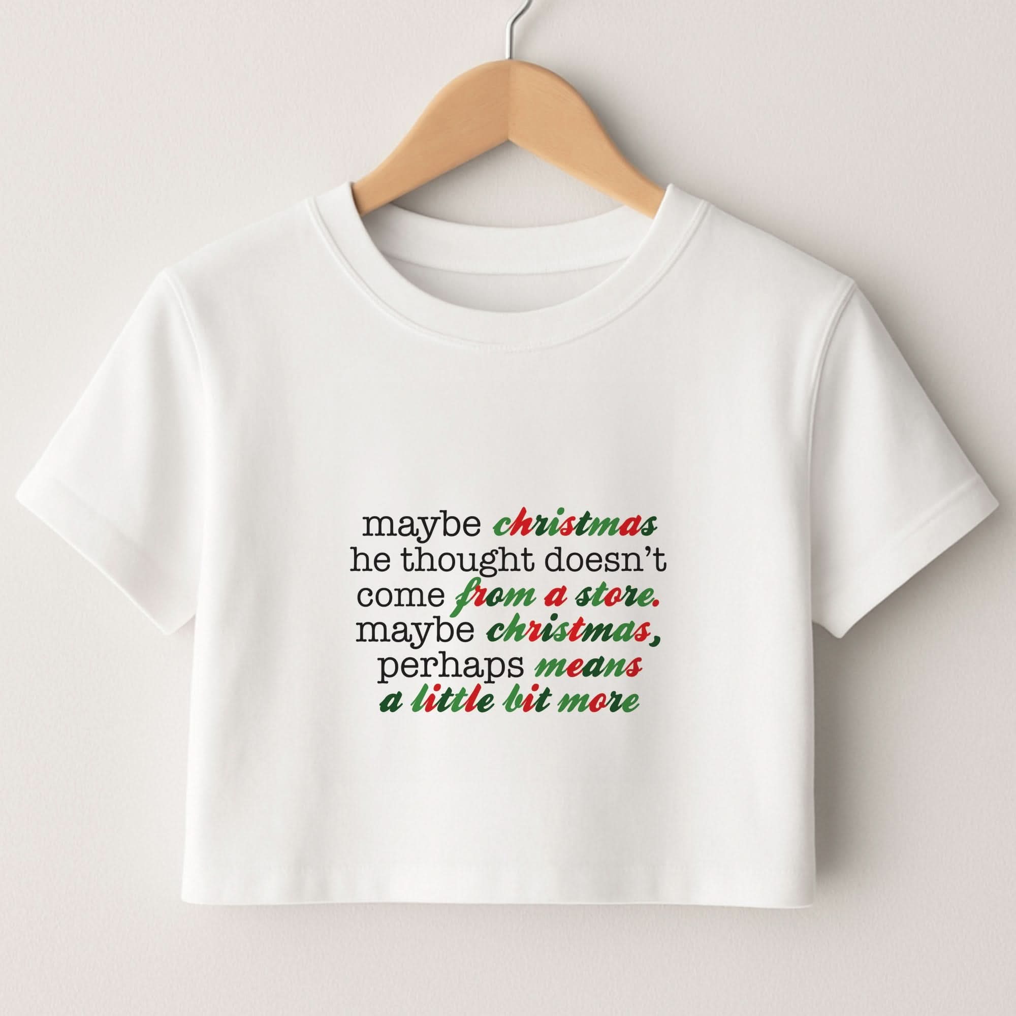 Green Creature Quote Crop top