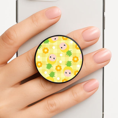 Pineapple Angel Pattern Phone Grip