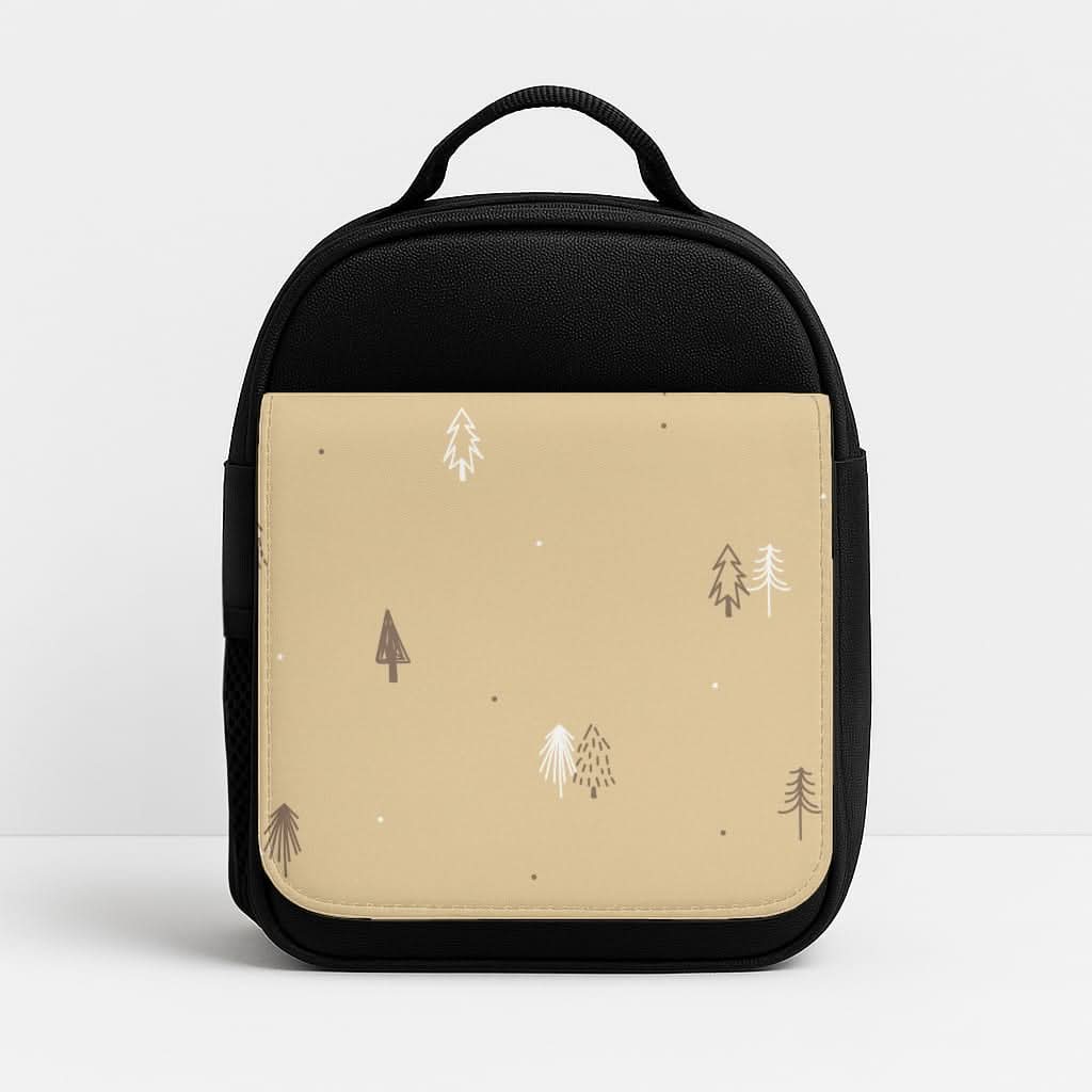 Minimal Christmas Trees Pattern Lunchbox
