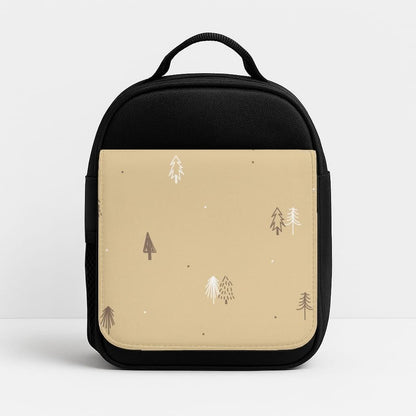 Minimal Christmas Trees Pattern Insulated Lunch Bag