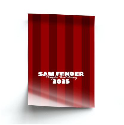 Stripes People Watching 2025 Poster