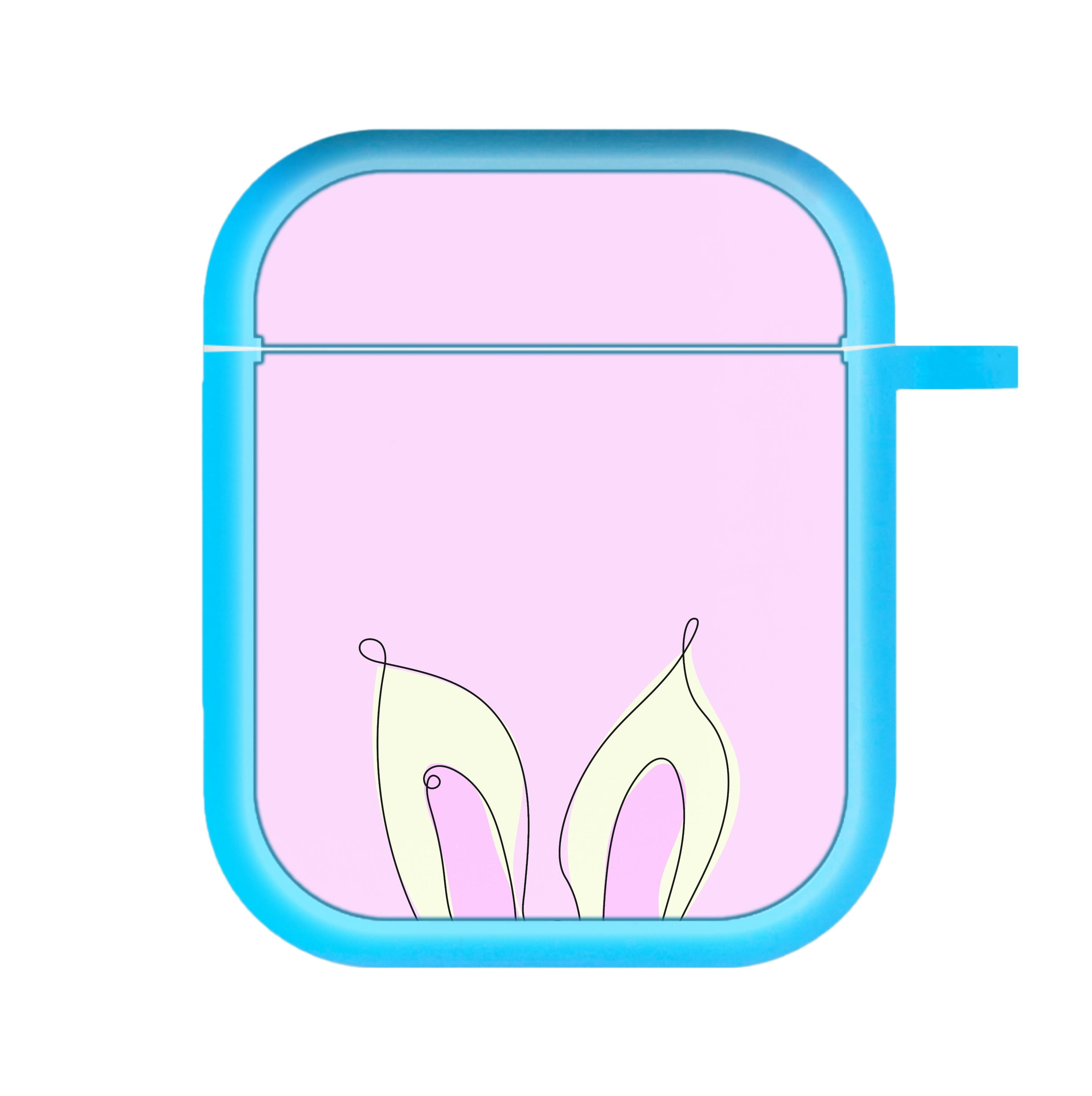 Outline Bunny Ears AirPods Case