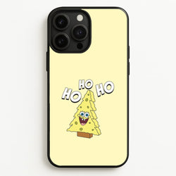 Christmas Tree Cartoon Sponge iPhone 13 Pro Case