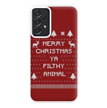 Merry Christmas Ya Filthy Animal Phone Case