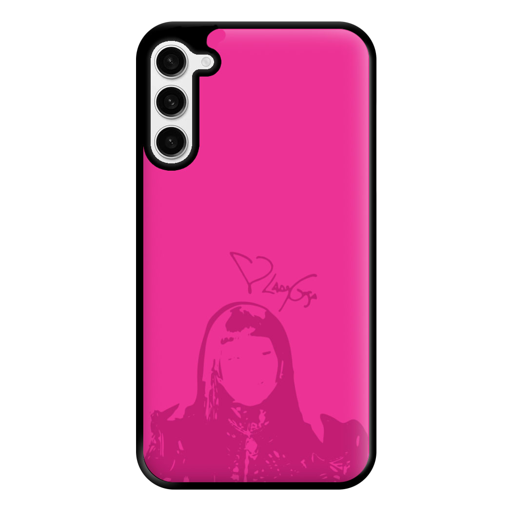 Pink Gaga Silhouette  Galaxy S23 Plus Case
