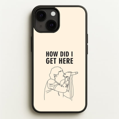 How Did I Get Here Outline iPhone 13 Mini Case