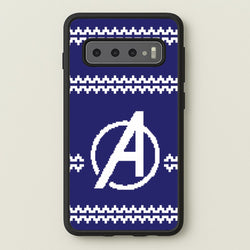 Superhero Team Blue Christmas Jumper  Galaxy S10 Plus Case