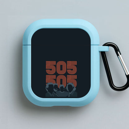 505 Band Members Dark Blue AirPods Case