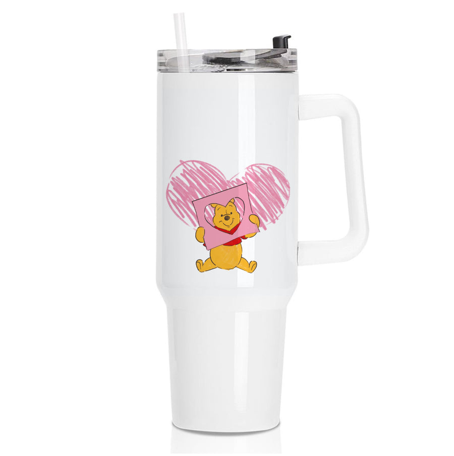 Pooh Heart Drawing - Disney Valentine's Tumbler