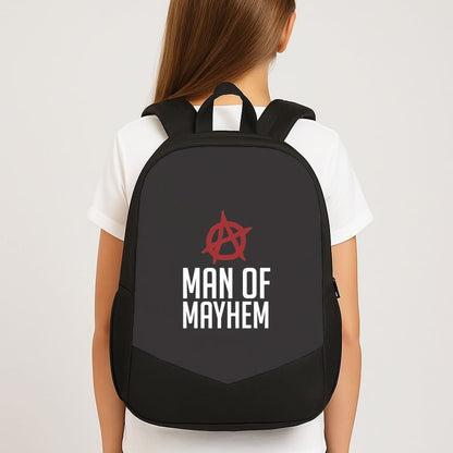 Man Of Mayhem School Bag