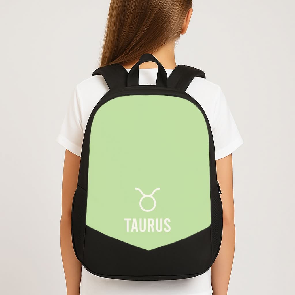 Taurus Pastel Zodiac School Bag