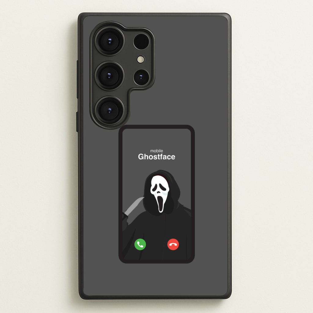 Caller ID Ghostface Galaxy S25 Ultra Case