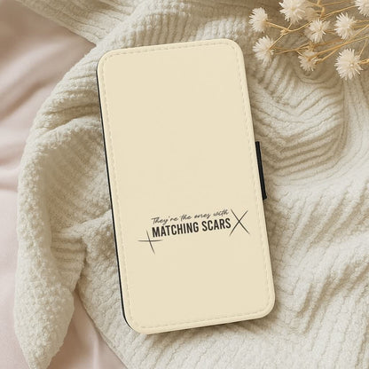Matching Scars Leather Phone Case