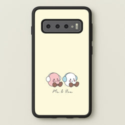 Cute Christmas Marshmellow Plushies Galaxy S10 Plus Case