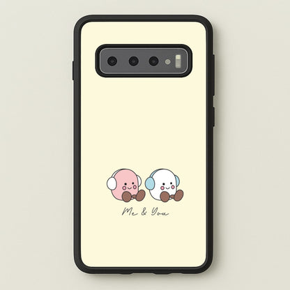 Cute Christmas Marshmellow Plushies Galaxy S10 Plus Case