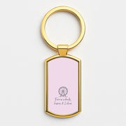 Ferris Wheels, Kisses & Lilacs Luxury Keyring 3