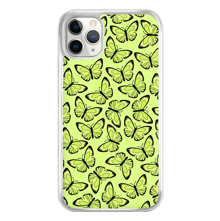 Yellow And Black Butterfly - Butterfly Patterns Phone Case
