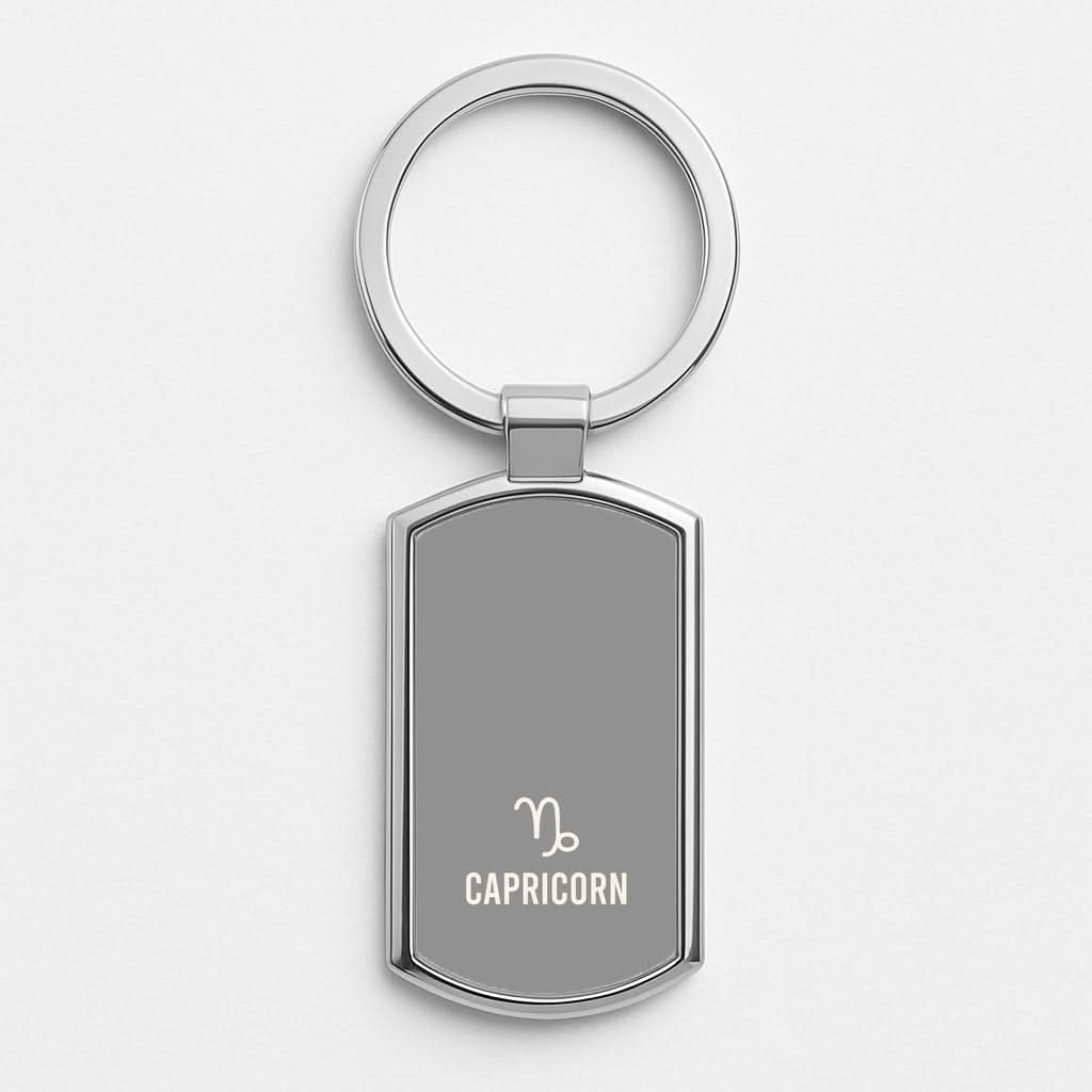 Capricorn Pastel Zodiac Luxury Keyring