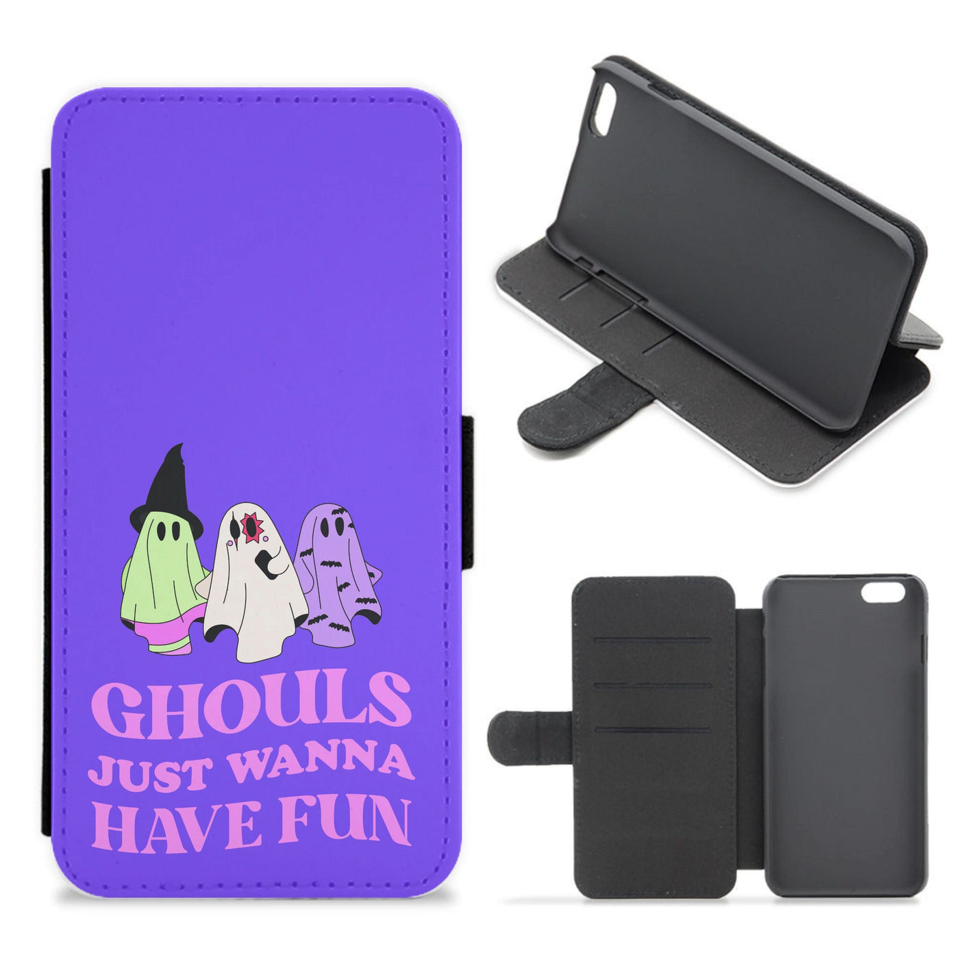 Ghouls Just Wanna Have Fun Flip / Wallet Phone Case