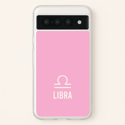Libra Pastel Zodiac Google Pixel 7 Pro Case