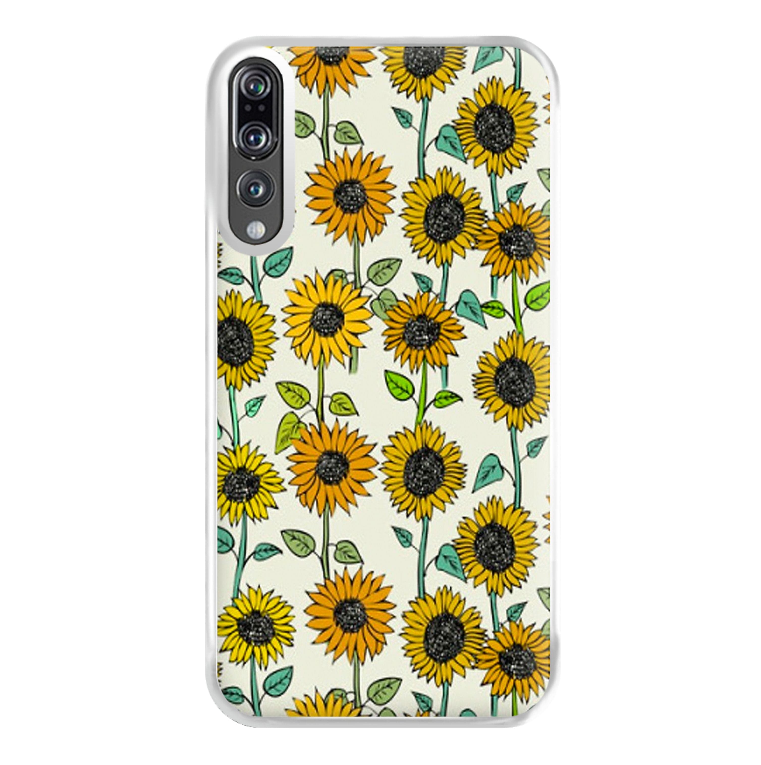 Painted Sunflowers Phone Case