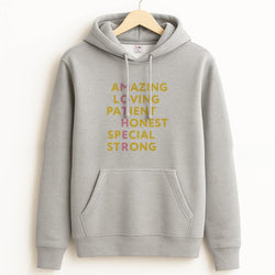 Mother Anagram Unisex Grey Hoodie