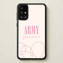 Army Forever Pink Galaxy A71 Case