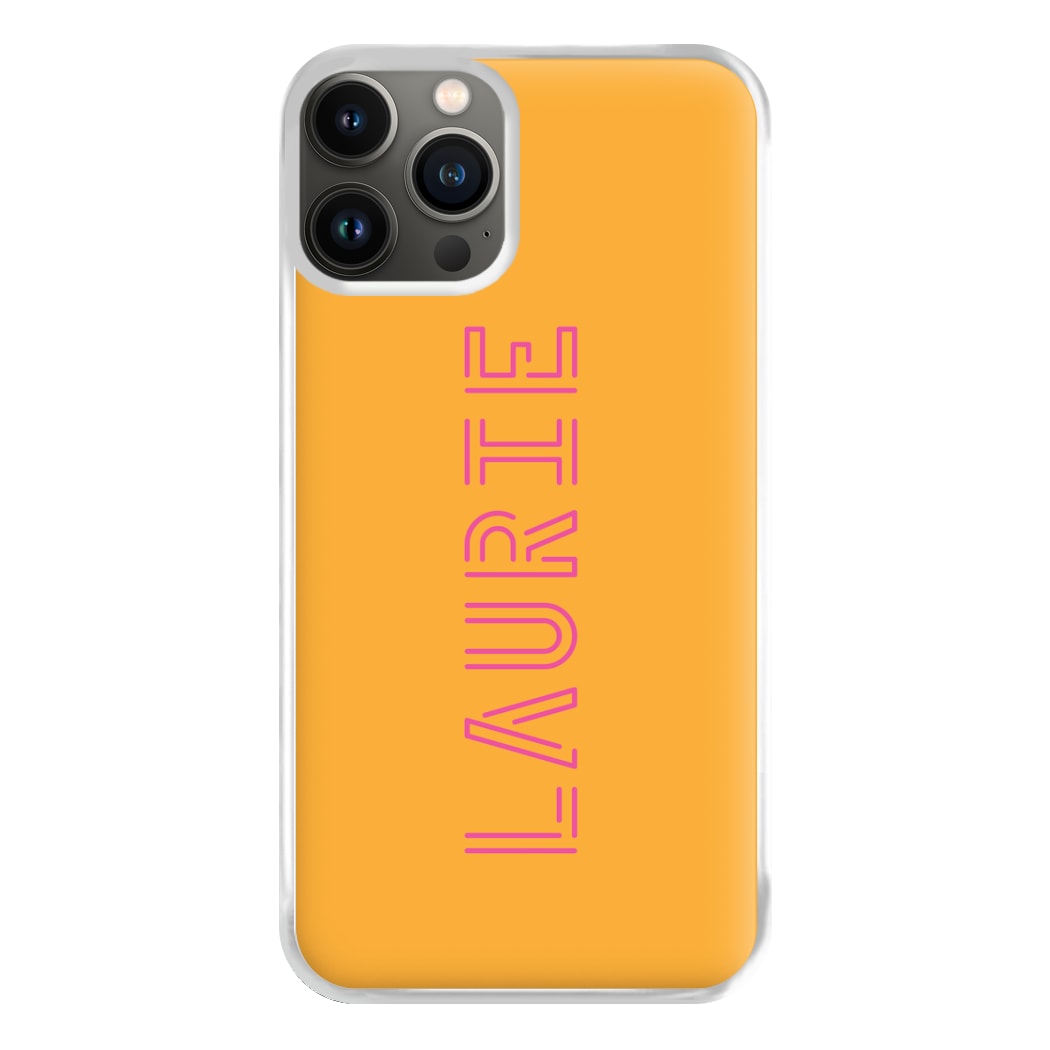 Neon Sign Personalised Name iPhone 13 Pro Case
