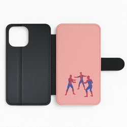 Spider Hero Pointing Meme Flip Phone Case