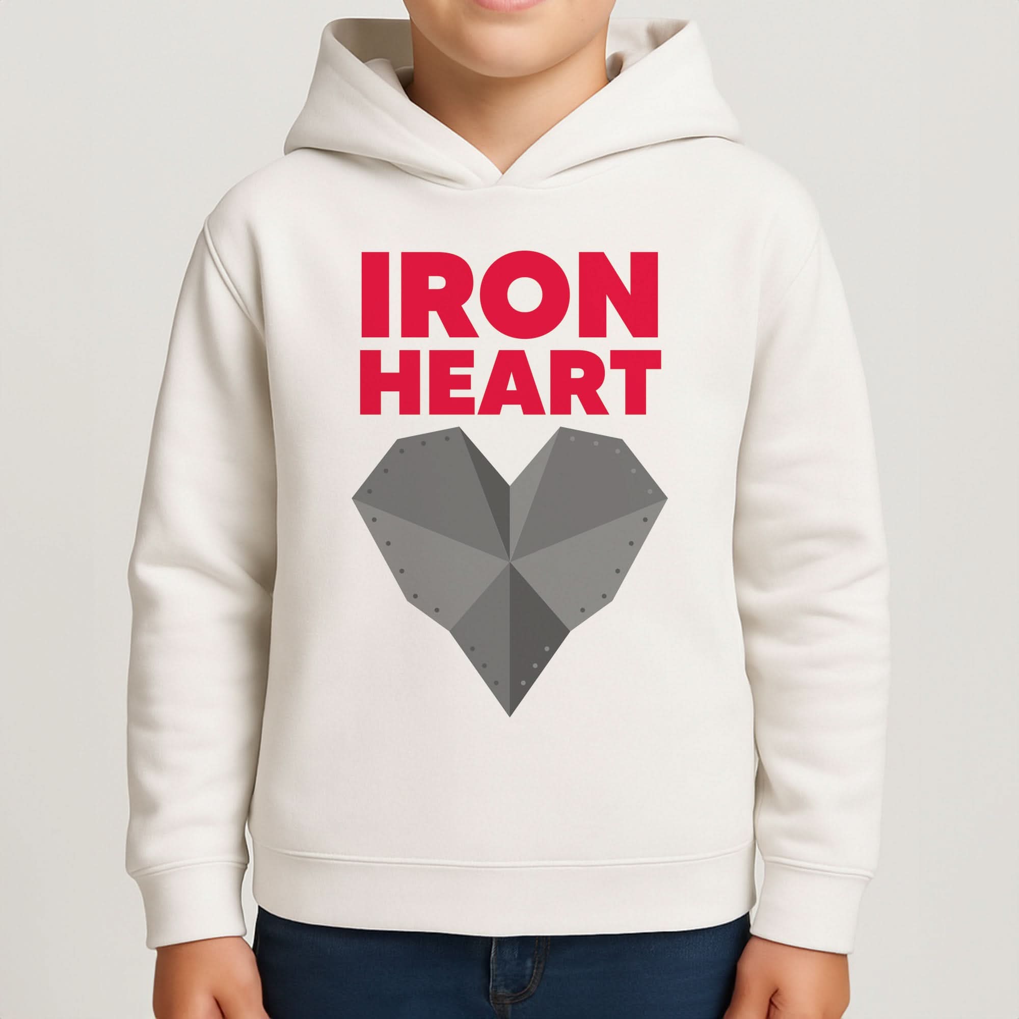 Metal Heart Boys Hoodie