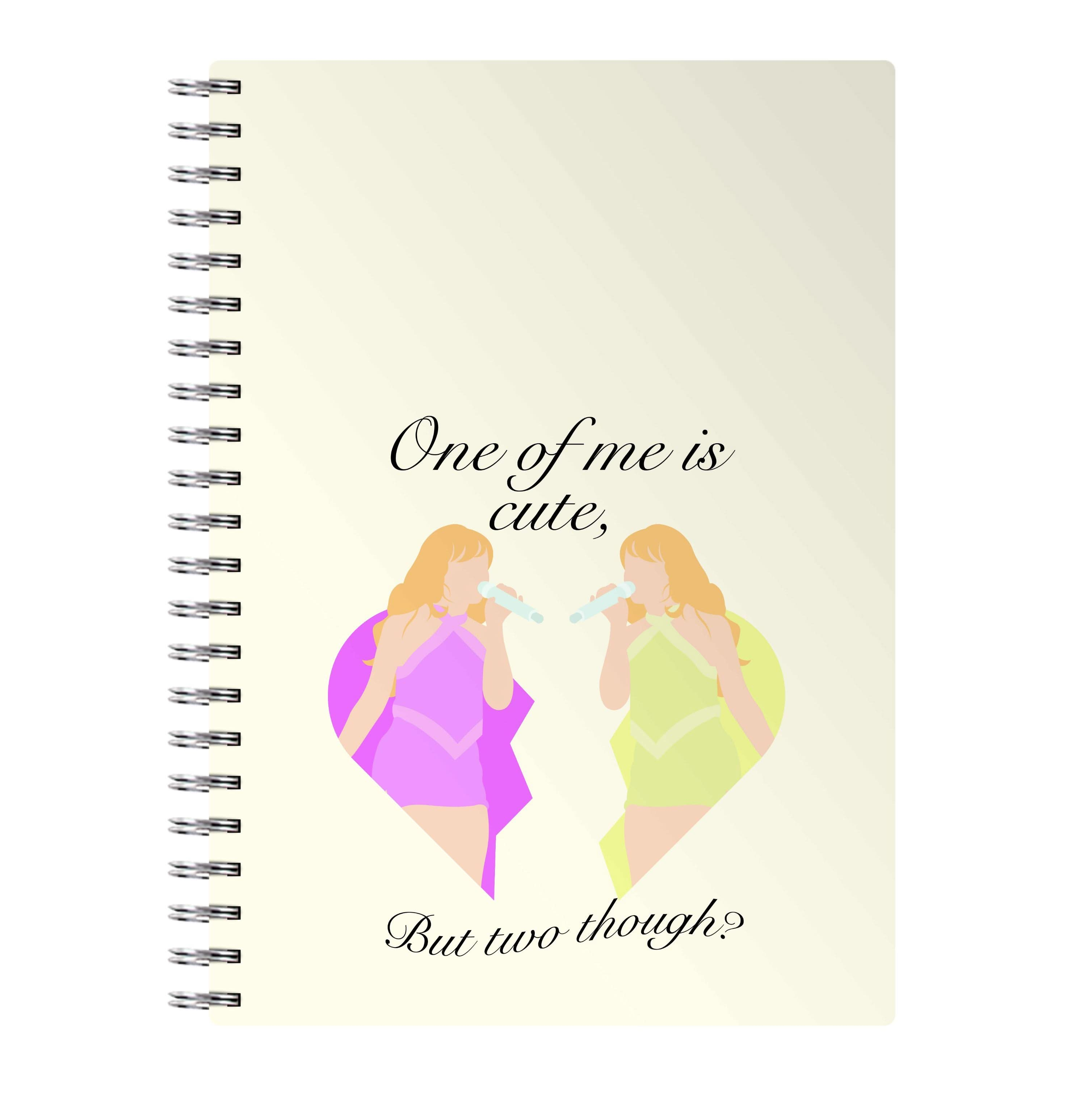 One Of Me Is Cute Notebook