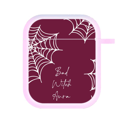 Bad Witch Aura Spider Webs AirPods Case