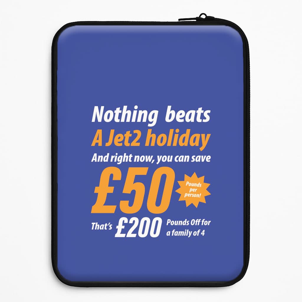 Nothing Beats A Jet Holiday Universal Laptop Sleeve